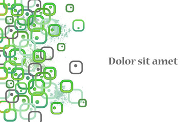 Bio cells. Abstract vector illustration for concept design