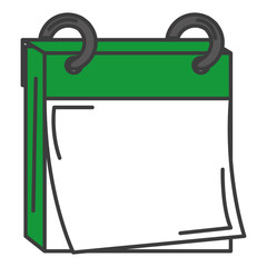calendar reminder isolated icon vector illustration design