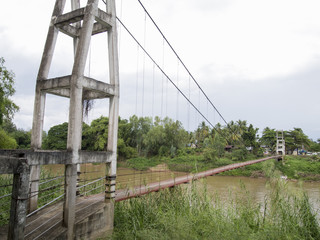 Suspension Bridge in Thailand