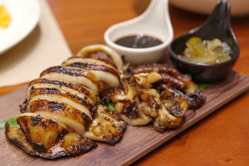 Filipino Food Inihaw na Pusit (Grilled Squid)