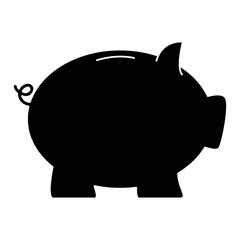 piggy savings isolated icon vector illustration design