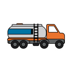 cistern truck icon image vector illustration design 