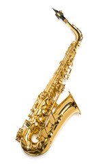 Fototapeta premium Saxophone Jazz instrument isolated