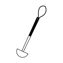 ladle tool cooking kitchen icon vector illustration