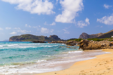 Fototapeta premium Scenery of Falassarna beach on Crete, Greece