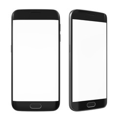Smart Phone with Blank Screen Isolated