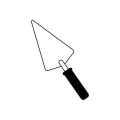 spatula handle tool instrument on a white background vector illustration