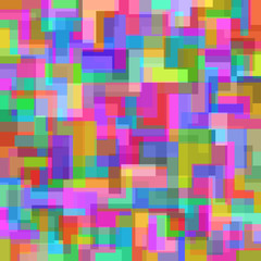 Abstract colorful background with geometric shapes. Bright mosaic