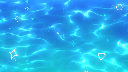 アニメ調水面イメージ