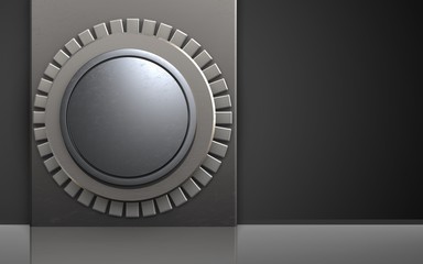 3d vault door blank template vault door blank template