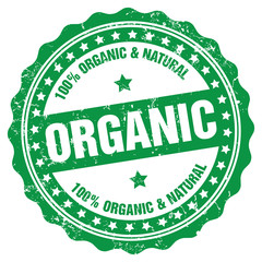 Organic and Natural stamp