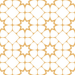 Abstract seamless pattern in Arabian style with stylized stars