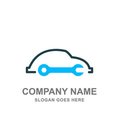 Automotive Service Car Logo