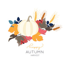 autumn and fall flower with text