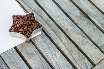 Coffee beans background