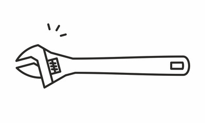 Wrench vector icon