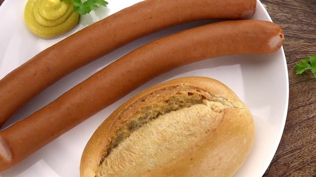 Wiener Sausages as seamless loopable 4K footage