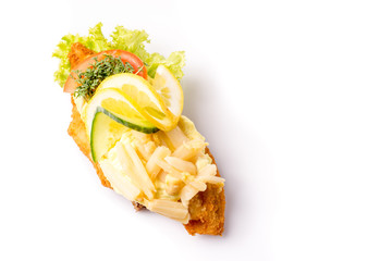 Danish specialties and national dishes, high-quality open sandwich