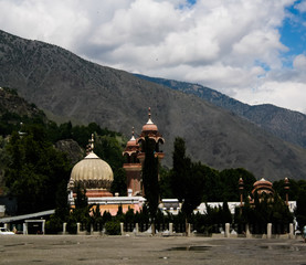 Obraz premium Chitral Mosque, Khyber Pakhtunkhwa province, Pakistan