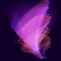 Stylish magical effect vector design. Virtual beauty shine abstract background