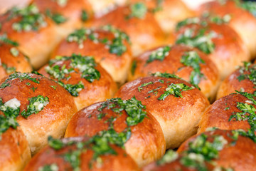 Fresh homemade buns