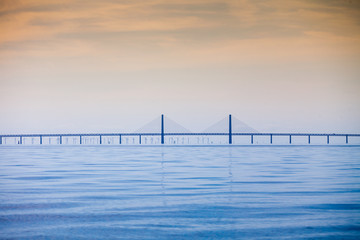 the oresund bridge between denmark and sweden