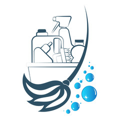 Cleaning and washing symbol