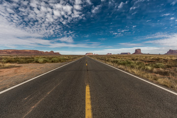 View of Monument Valley, Utah