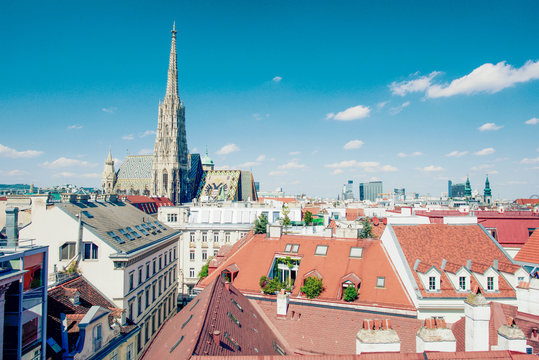 Fototapeta Vienna, center, Stefansdom, interesting place