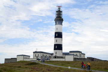 Le phare du Creac'h sur l'&icirc;le d'Ouessant 