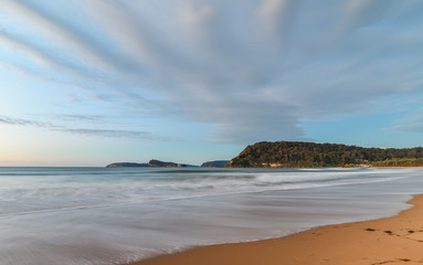 Dawn Seascape with Clouds