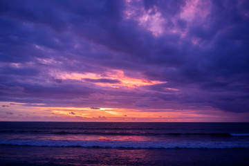 Obraz premium Colorful sunset, Bali, Indonesia