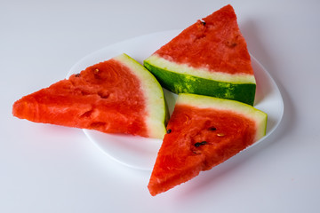 Red watermelon.