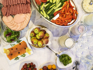 buffet  for lunch