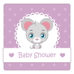 Baby mouse illustration