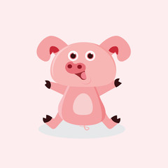 cute pig for kids design and toy