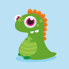 Cute Monster vector 