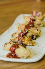 Korean sauce fried chickens