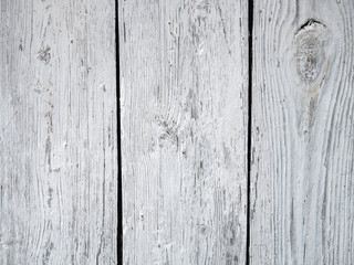 Old grunge white wood texture for background.