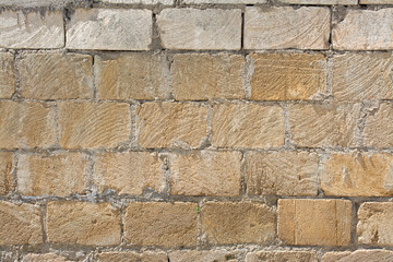 Pattern of chipped stones  wall texture and background