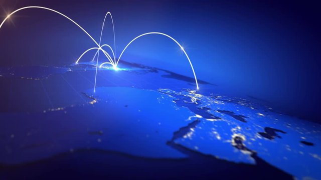 Internet Concept of Global Business.