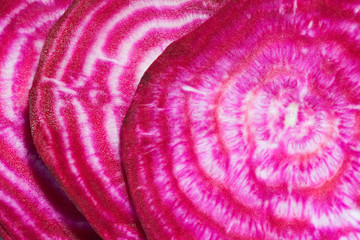  beetroot, Red-white, sliced