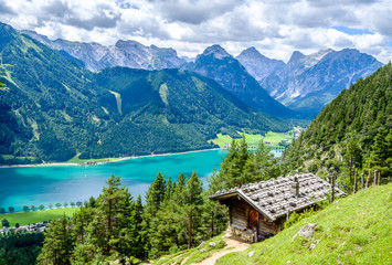 achensee lake in austria - obrazy, fototapety, plakaty