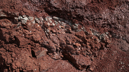 the texture of the clay