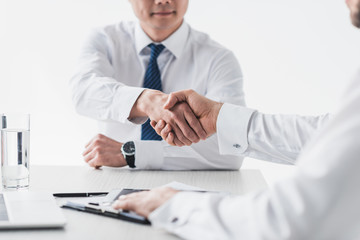 business people handshake