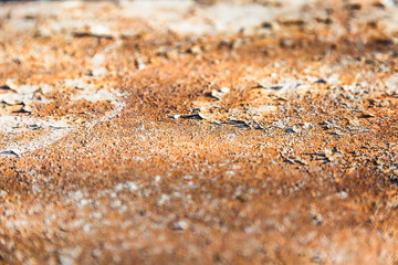 Rusty metal sheet
