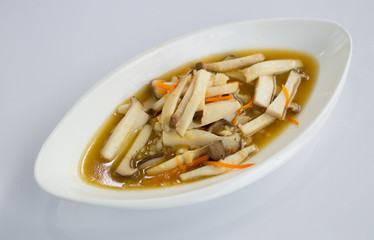 Stir-fried bamboo shoots