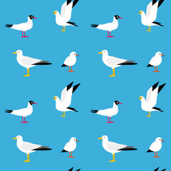Obraz premium Sea seamless pattern.