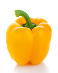 Sweet yellow pepper isolated