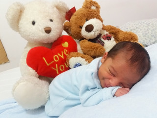 five days old baby boy sleeping